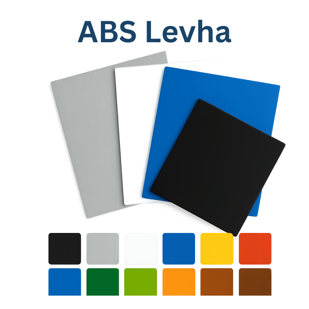 Farklı renklerde ABS plastik levha örnekleri ve renk paleti - Keyplas